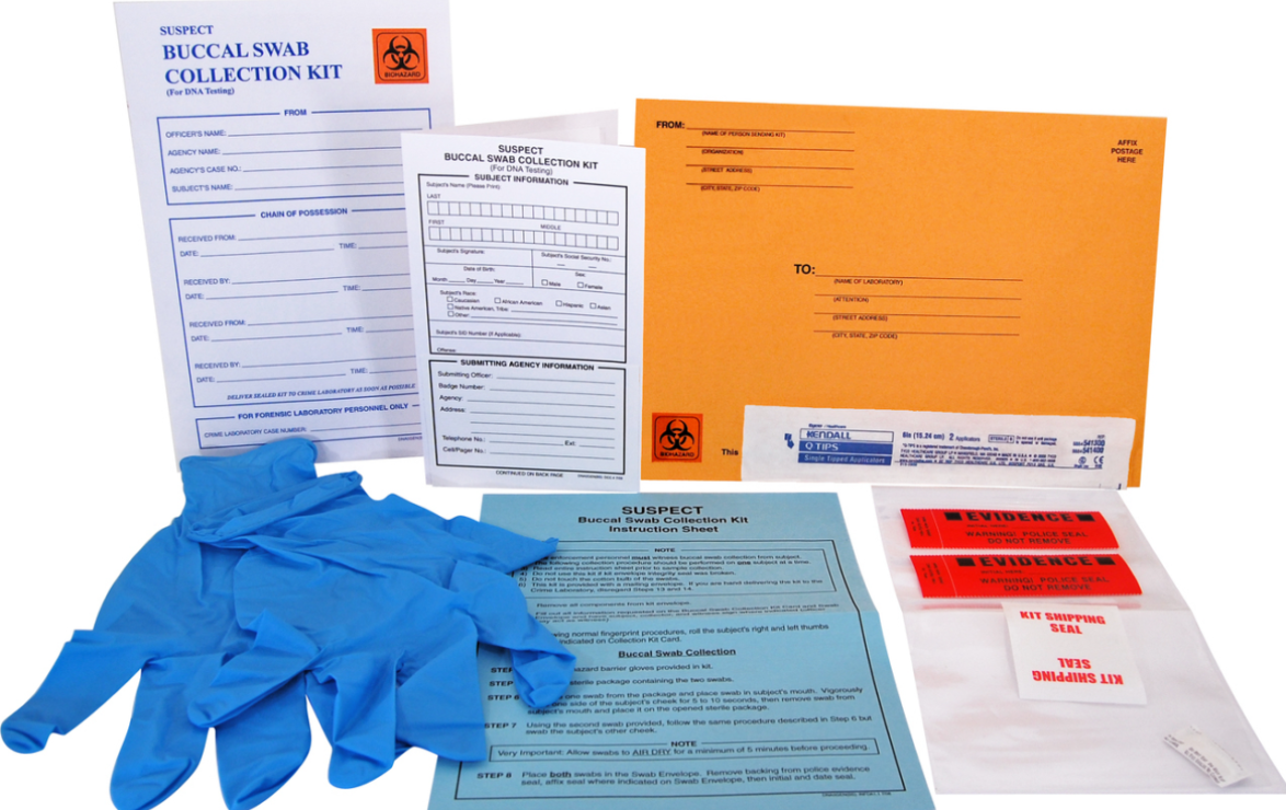 Suspect DNA buccal swab kit-Fast & Easy Mobile Labs